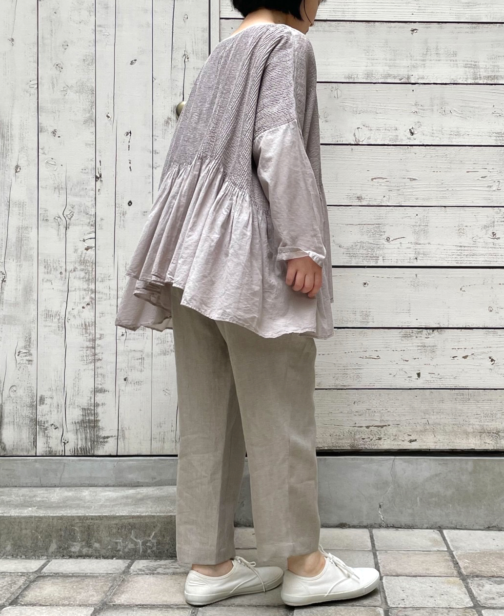 GNMDS2101LT (パンツ) LINEN TWILL EASY TAPERED PANTS