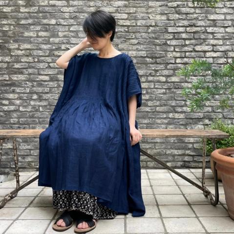 maison de soil 〜INDIGO LINEN PLAIN〜