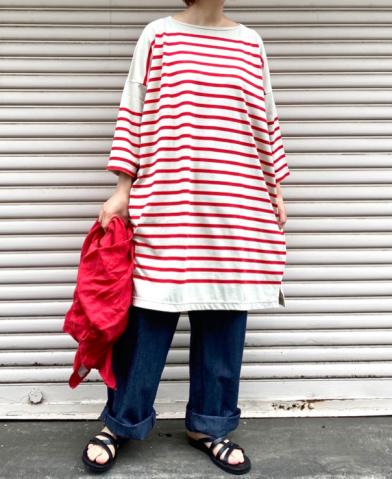 ARMEN 〜OVERSIZED BASQUE TUNIC WITH SLIT〜