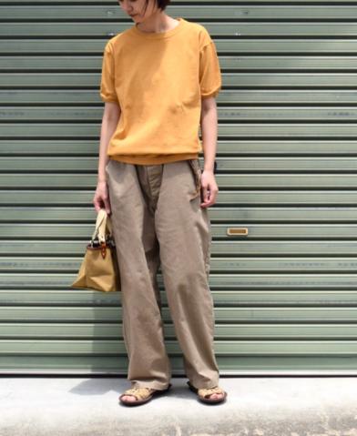 Goodwear × ARMEN 〜”KESUDA YELLOW” 7.2oz CREW-NECK …