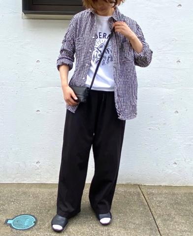 HTS 〜40'S COTTON TWILL OVERDYE EASY PANTS〜