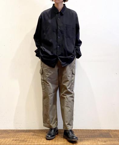 HTS 〜 COTTON TWILL ONE-UP COLLAR ＆ MEDIUM WEIGHT C…