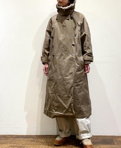 HTS 〜 HEAVY COTTON TWILL OVERDYE DOUBLE OVER COAT〜