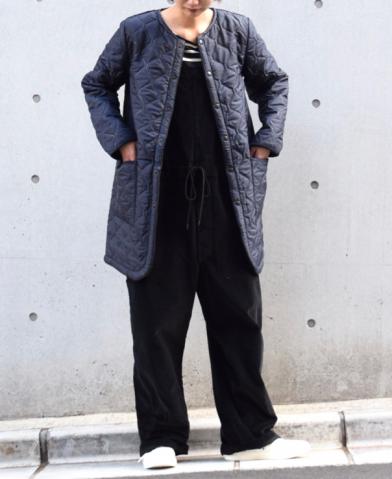 ARMEN 〜PLAIN HEAT QUILT NO COLLAR COAT〜