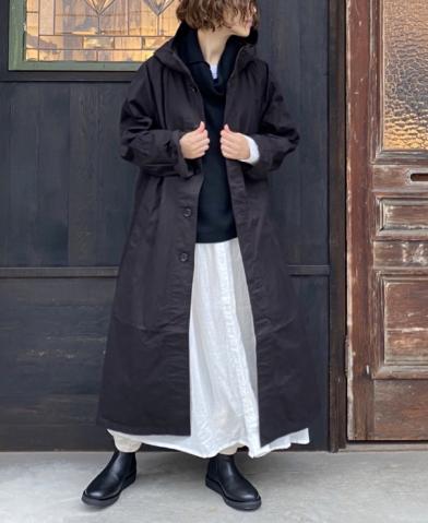 HTS 〜HEAVY WEIGHT COTTON TWILL OVERDYE HOODED COAT…