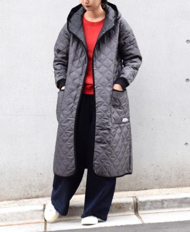 ARMEN 〜POLY×POLY HEAT QUILT OVERSIZED HOODED COA…