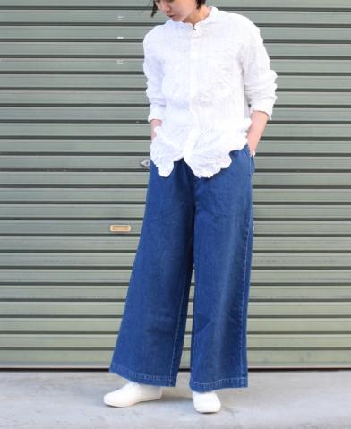 maison de soil ~OLD DENIM STRAIGHT EASY WIDE PANTS…