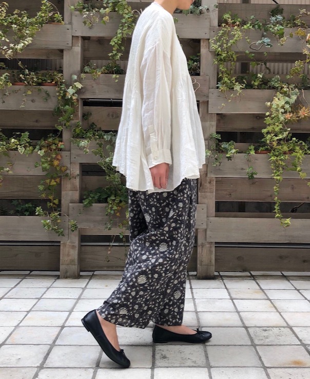 maison de soil VOILE FLOWER BLOCK PT EASY PANTS,Narumi Trading