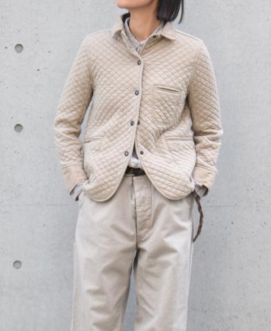 ARMEN 〜COTTON QUILT SHIRTS COLLAR JACKET〜