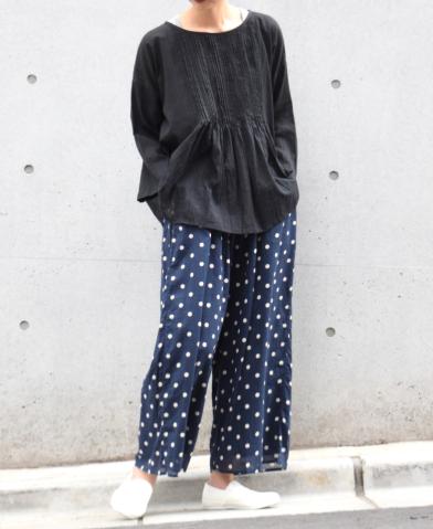 SOIL "COTTON VOILE PULLOVER" & "COTON VOILE DOT P…