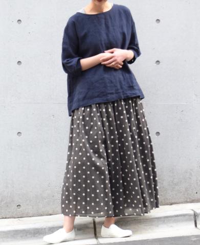 SOIL "COTTON VOILE DOT CULOTTES" & "LINEN PULLOVER…