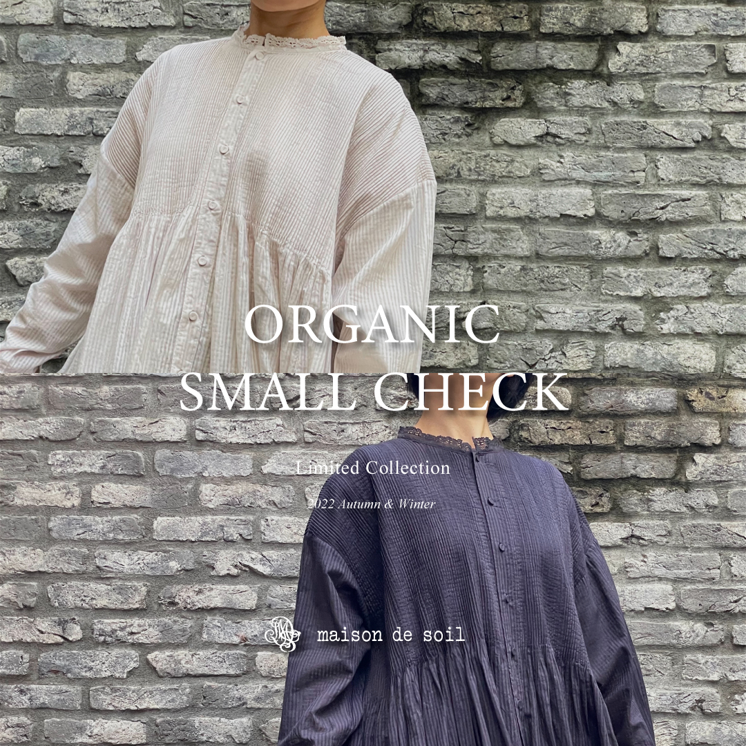 80's ORGANIC SMALL CHECK -Limited Color- by masion de soil,Narumi