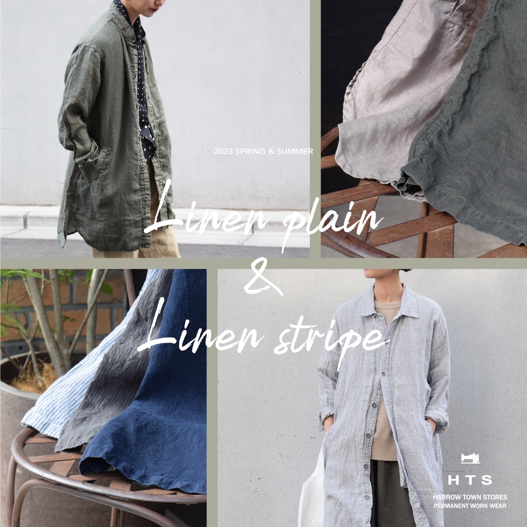 HTS ＝ LINEN PLAIN ＆ STRIPE ＝,Narumi Trading
