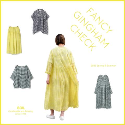 SOIIL =FANCY GINGHAM CHECK=