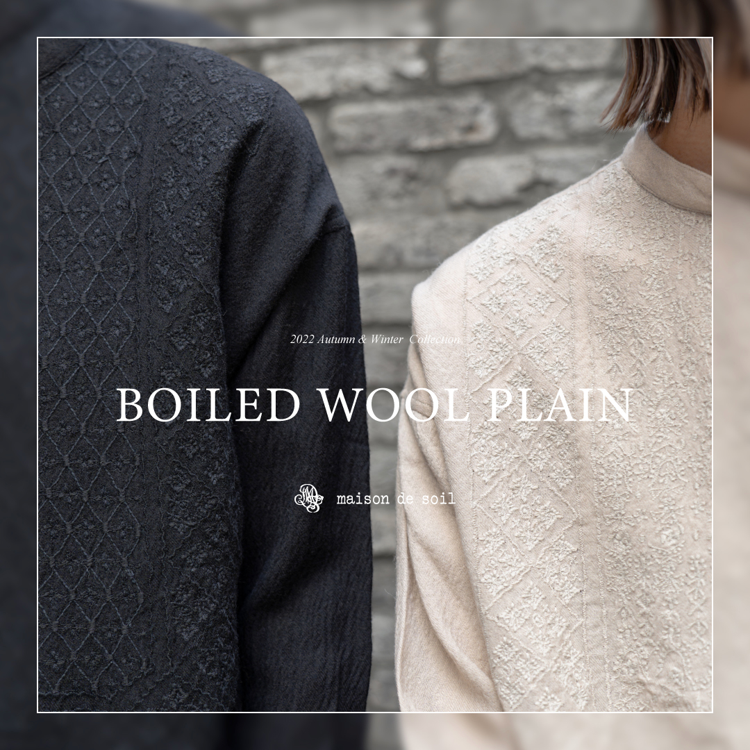 グランド牧場 セレクトセール BOILED WOOL PLAIN series  シャツ/ブラウス(長袖/七分)