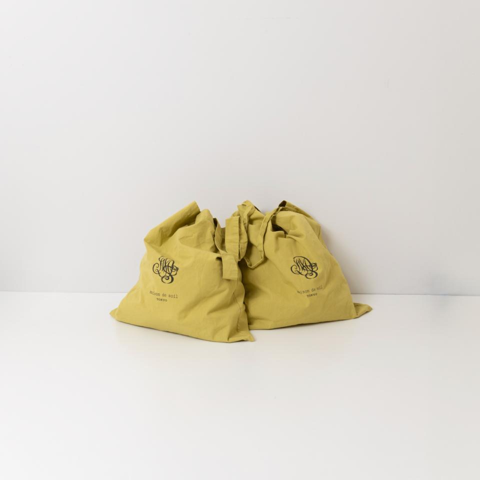 QUILTED COAT＝ ORGANIC COTTON BIG CHECK series by maison de soil