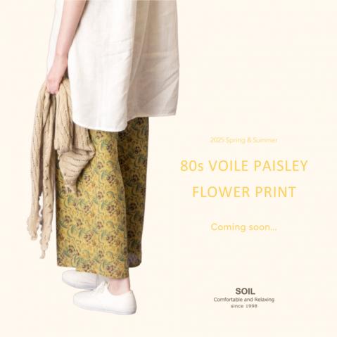 PAISLEY FLOWER PRINT