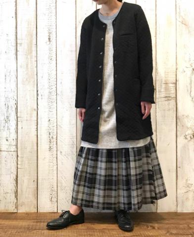 ARMEN 〜COTTON QUILT NO COLLAR COAT〜