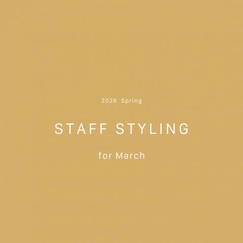 STAFF STYLING for March
