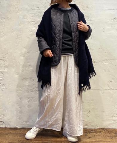 ARMEN 〜 PLAIN HEAT QUILT NO COLLAR JACKET〜