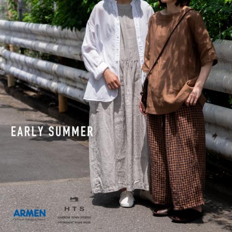 EARLY SUMMER — 「初夏に着たい、心地よいリネンのお洋服。」