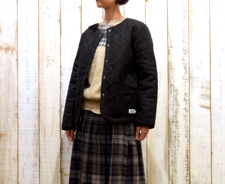 ARMEN 〜WOOL×POLYESTER HEAT QUILT NO COLLAR JKT〜,Narumi Trading