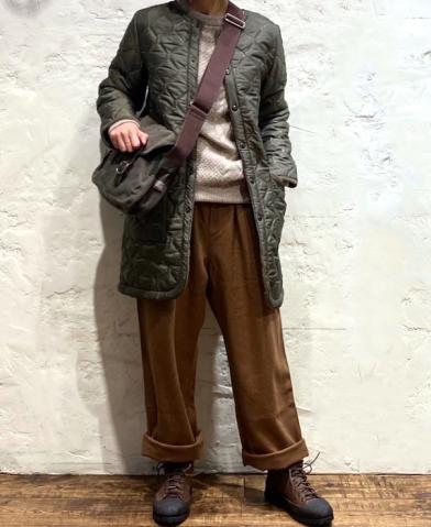 ARMEN　〜PLAIN HEAT QUILT NO COLLAR COAT〜