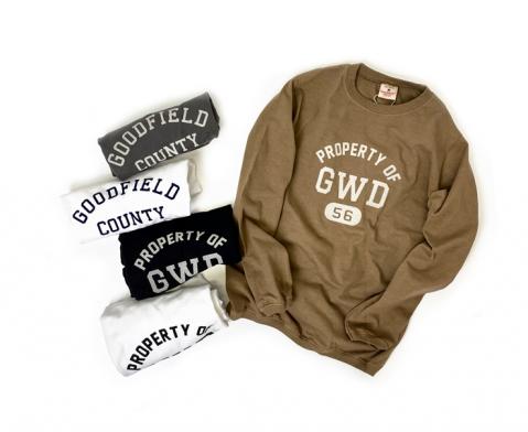 Goodwear PRINT 〜CREW NECK L/SL WITH CUFF & HEM RIB…