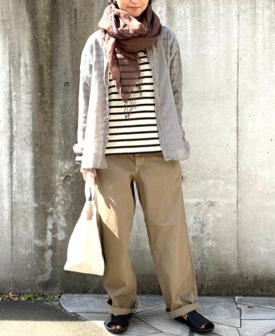 ARMEN 〜 LIGHT HERRINGBONE CARPENTER PANTS〜