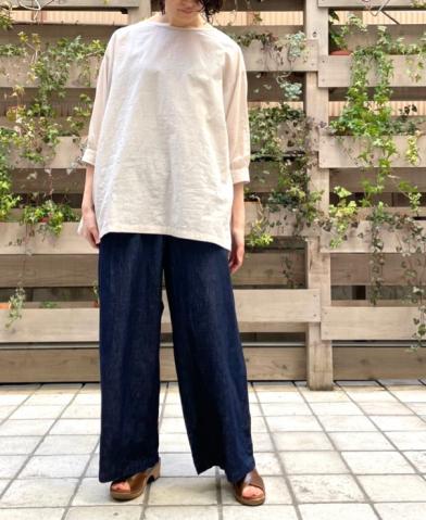 maison de soil 〜WASHED COTTON LINEN EASY WIDE〜