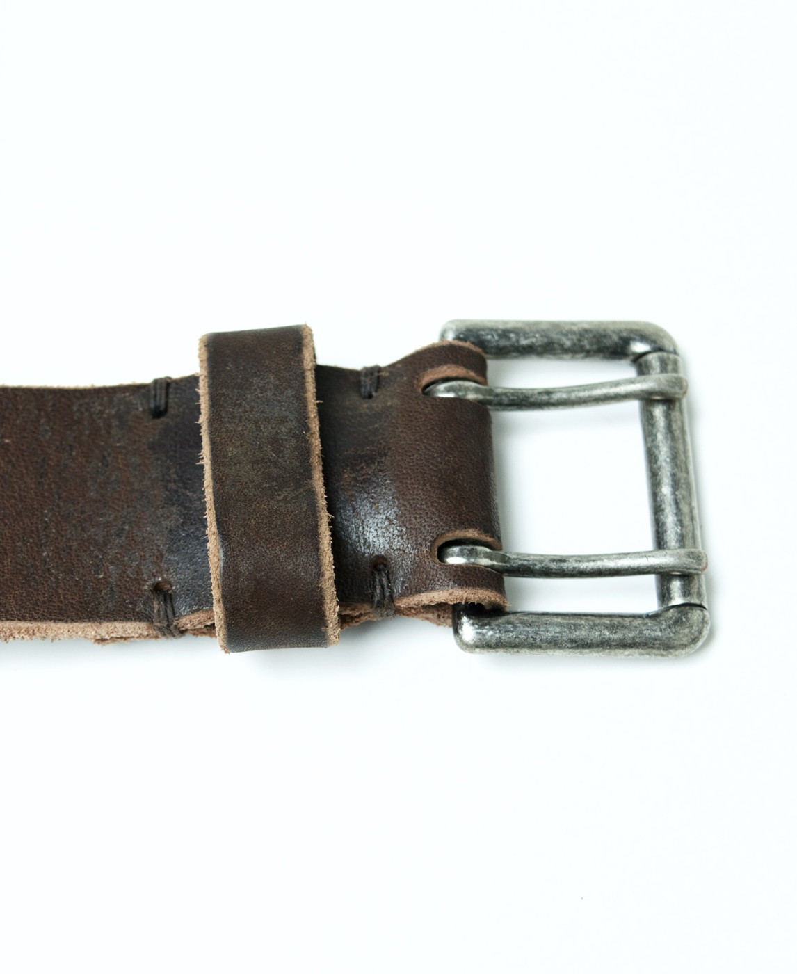 NBC1712NS 40㎜ OLD NICKEL DOUBLE PIN BUCKLE BELT
