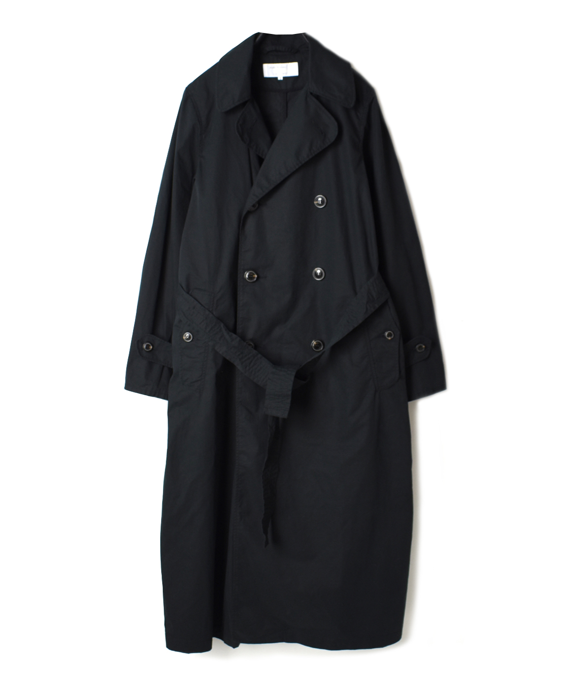 NMPA1701B DOUBLE BREASTED COAT WITH SASH BELT
