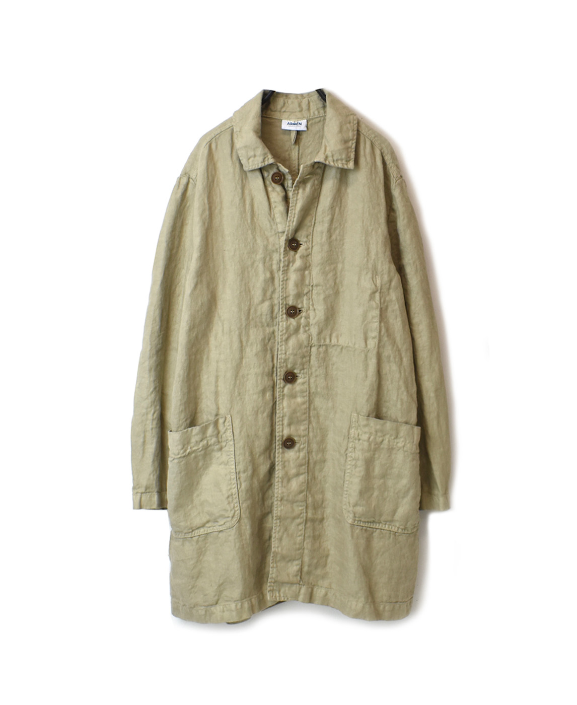 NAM1601LH LINEN HERRINGBONE AUTHENTIC WORK COAT