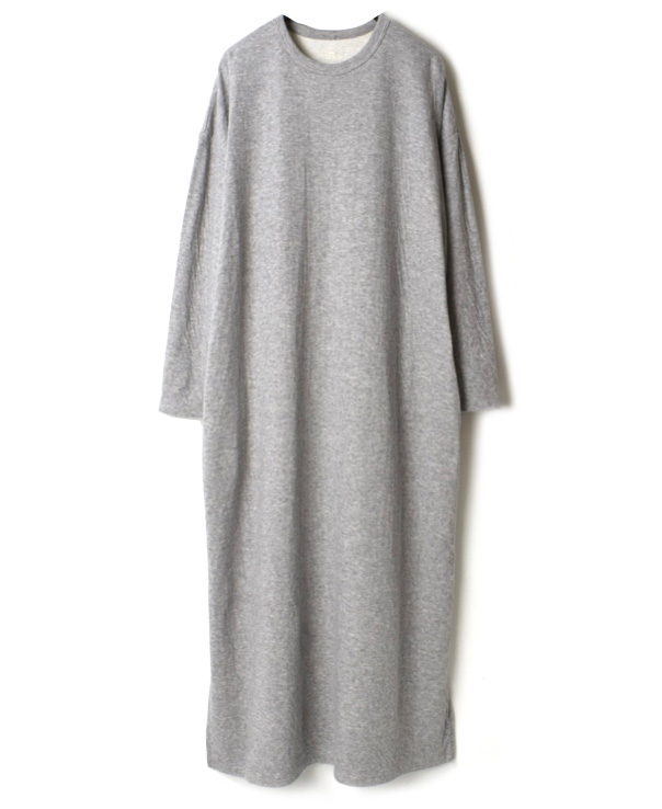 GNSL20022 COTTON CREW-NECK MAXI PULLOVER