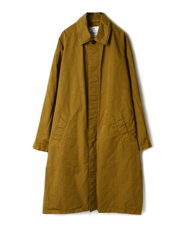 NHT2001CL COTTON LINEN BALMACAAN COAT