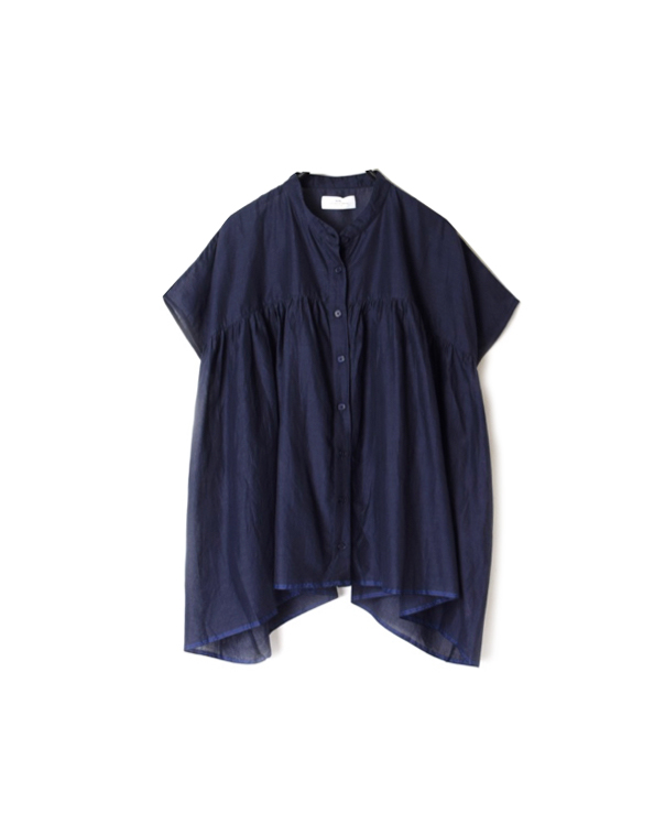 NSL20003 SUPER FINE VOILE GATHERD SHIRT