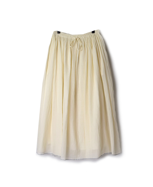 NSL20006 SUPER FINE VOILE GATHERED SKIRT