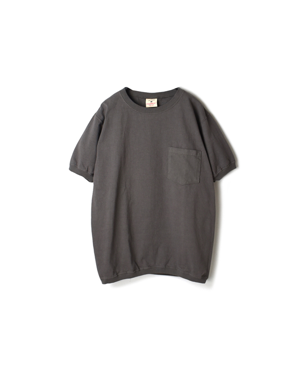 NGT9801P CREW NECK S/SL POCKET-T CUFF AND HEM RIB