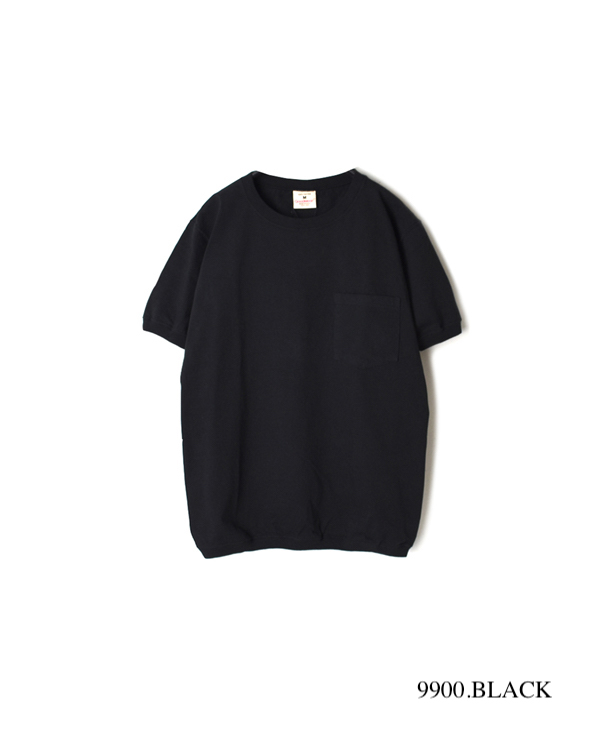 NGT9801P (Tシャツ) CREW NECK S/SL POCKET-T CUFF AND HEM RIB