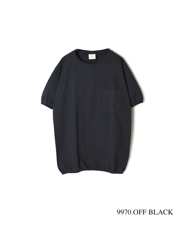 NGT9801P (Tシャツ) CREW NECK S/SL POCKET-T CUFF AND HEM RIB