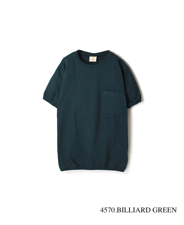 NGT9801P (Tシャツ) CREW NECK S/SL POCKET-T CUFF AND HEM RIB