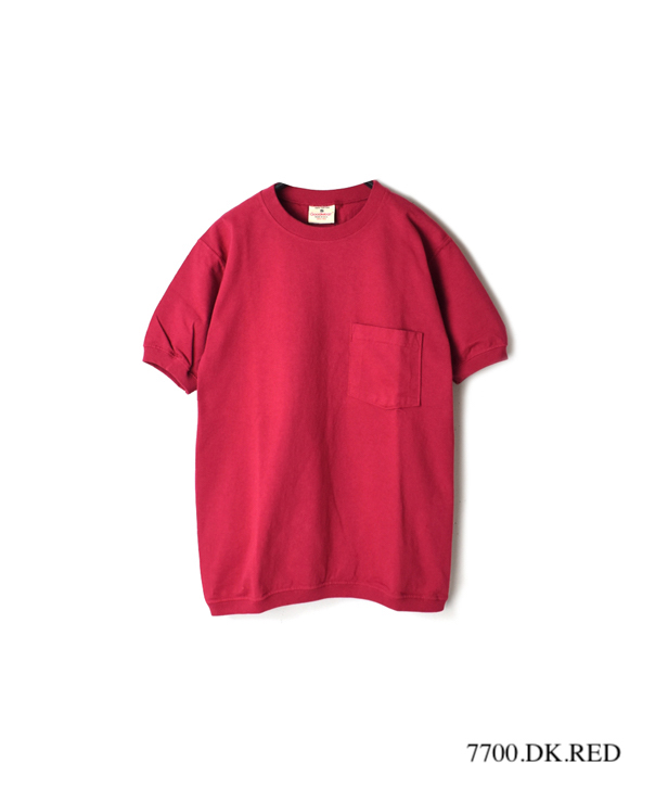 NGT9801P CREW NECK S/SL POCKET-T CUFF AND HEM RIB