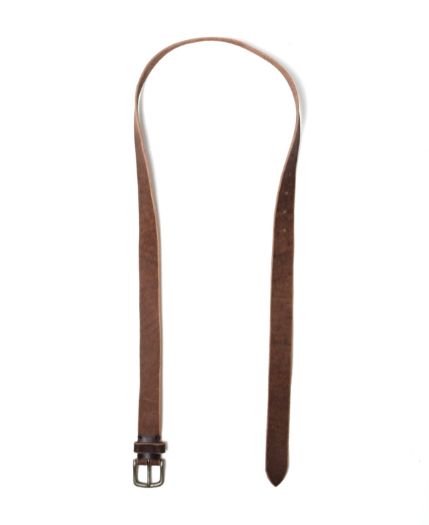 NBC1301NS 30mm OLD ENGLISH BRASS BUCKLE BELT (STONE WASH)│