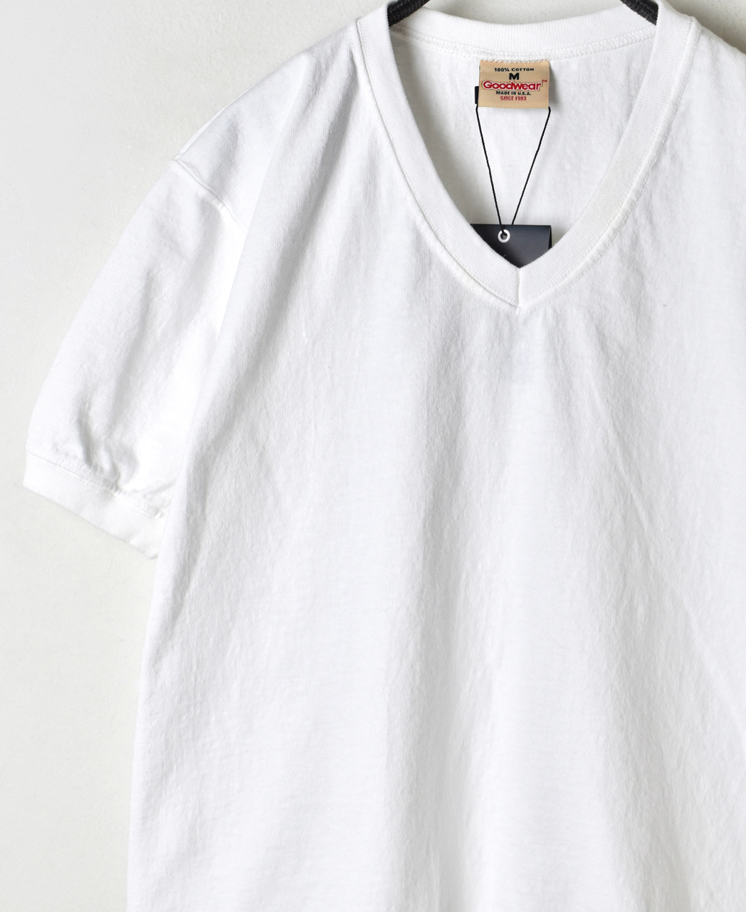 NGW1701 (Tシャツ) COTTON 7.2oz V-NECK S/SL CUFF AND BOTTOM RIB