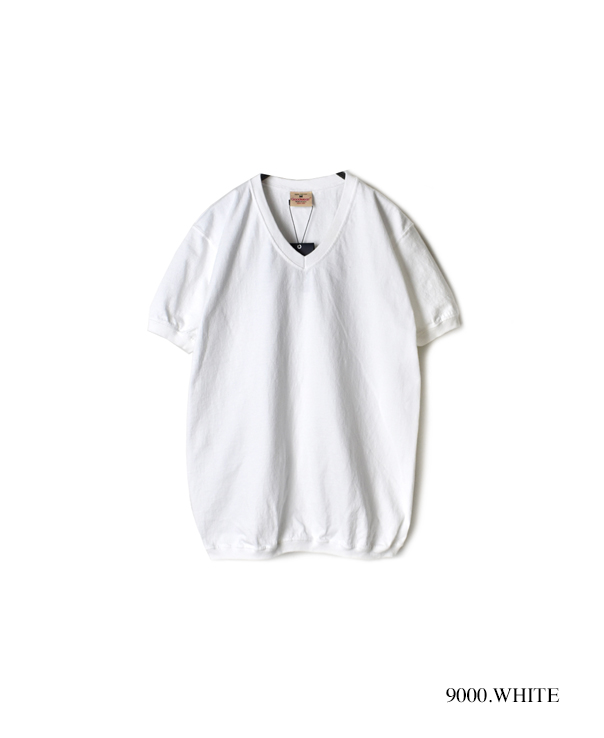 NGW1701 (Tシャツ) COTTON 7.2oz V-NECK S/SL CUFF AND BOTTOM RIB