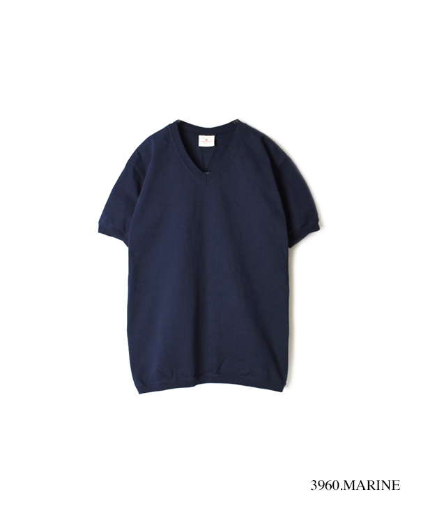 NGW1701 (Tシャツ) COTTON 7.2oz V-NECK S/SL CUFF AND BOTTOM RIB