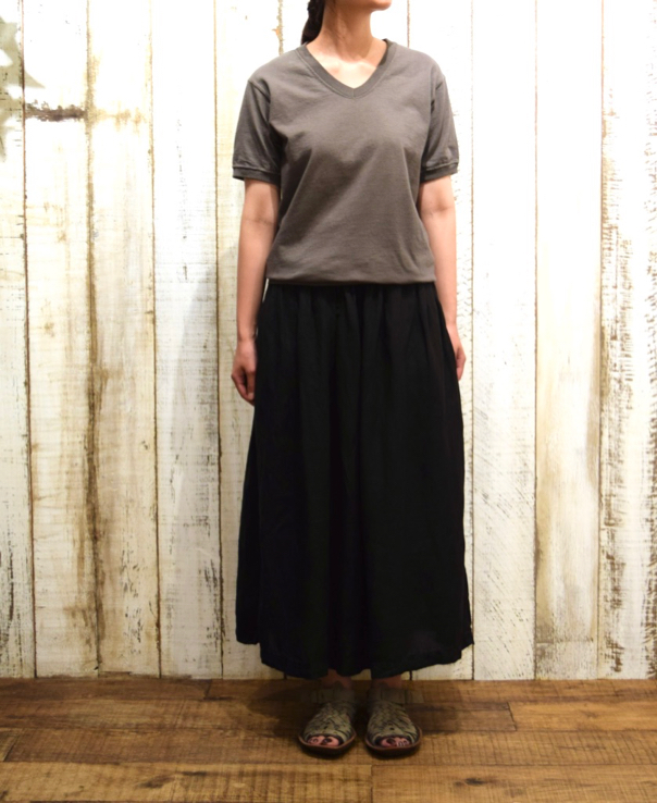 NGW1701 (Tシャツ) COTTON 7.2oz V-NECK S/SL CUFF AND BOTTOM RIB