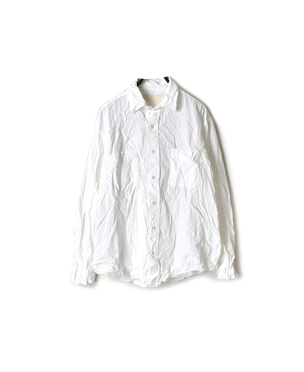 NVL1861W ORGANIC POPLIN REGULAR COLLAR L/SL SHIRT