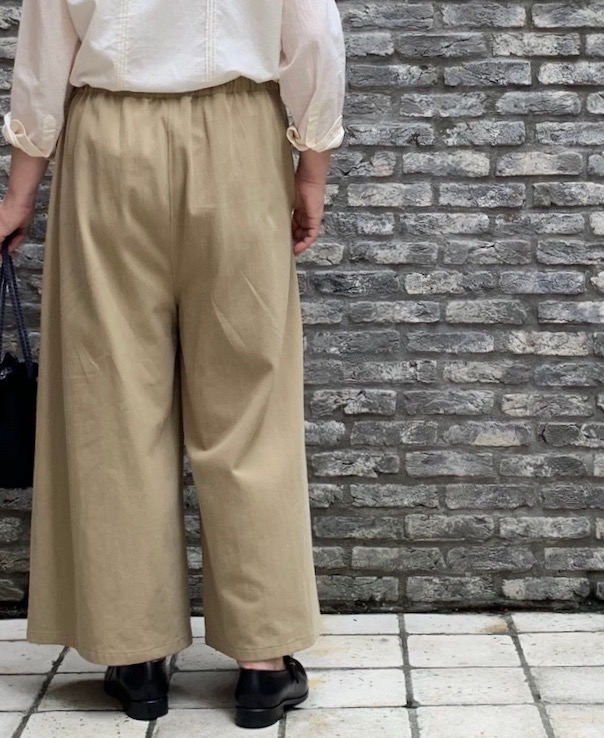 GNMDS2062 (パンツ) COTTON WIDE EASY PANTS