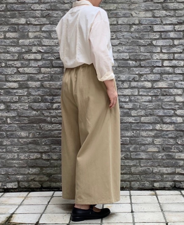 GNMDS2062 (パンツ) COTTON WIDE EASY PANTS